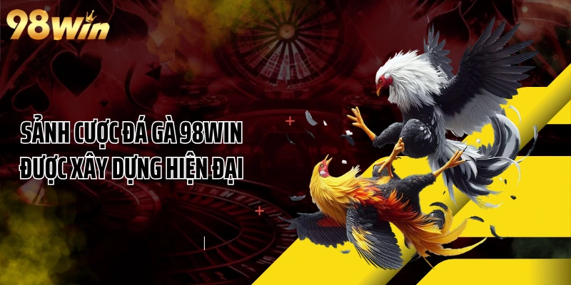 Sảnh cược đá gà 98WIN được xây dựng hiện đại